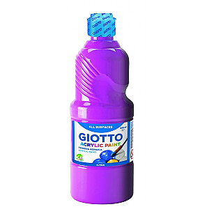 Akrila krāsa Giotto 500ml, rozā