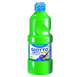 Akrila krāsa Giotto 500ml, zaļa