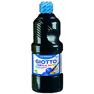 Akrila krāsa Giotto 500ml, melna