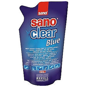 Сменный блок для средства для мытья окон и стекол Sano Sanoclear Refill, 750мл
