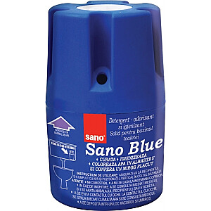Блок для чистки унитаза для смыва Sano Blue, 150г
