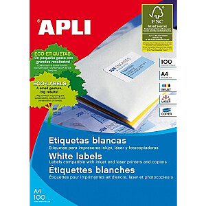 Uzlīmes Apli 1294, 70x16,9mm, A4, 100lpp/iep, baltas