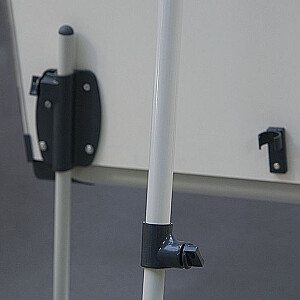 Magnētiska trīs kāju statīva tāfele 2x3 Eurochart 70x100cm, balta