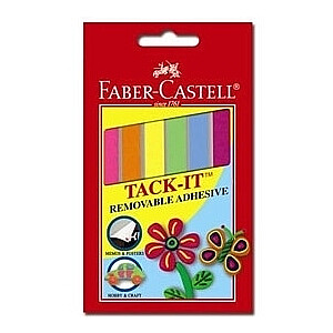 Клей-паста Faber-Castell Tack-it 50г, цветная