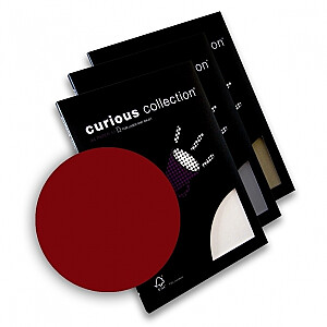 Tekstūrpapīrs Curious Translucent A4, 100g/m2, 50 loksnes/iep., red lacquer