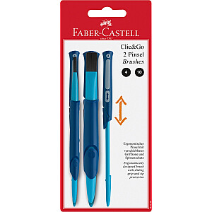 *Кисти Faber-Castell CLIC&GO плоские 4+ 10 (П)