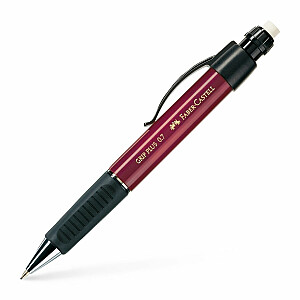 *Карандаш механический Faber-Castell Grip Plus 0,7мм, красный металлик, (P)
