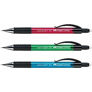 Карандаш механический Faber Castell Grip-Matic, 0,7мм, корпус зеленый