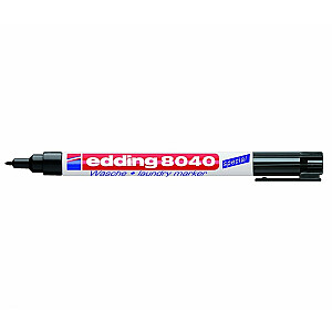 Перманентный маркер для текстиля Edding E8040, 1 мм, конический, черный