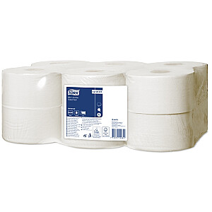 Туалетная бумага Tork 120161 Universal Jumbo Mini T2, серая, 1 слой, 240 м, 2400 листов, 12 рулонов