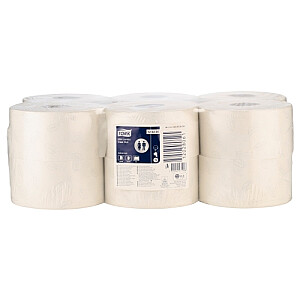 Туалетная бумага Tork 120280 Advanced Jumbo Mini T2, белая, 2 слоя, 170 м, 850 листов, 12 рулонов