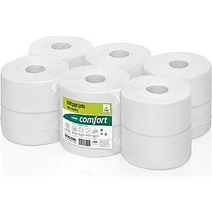 Туалетная бумага Wepa Comfort 305390, 2 слоя, белая, 150м, 12 рулонов