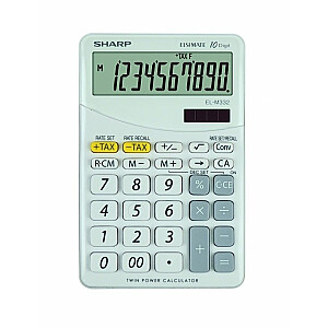 Калькулятор настольный Sharp SH-ELM332BWH, белый