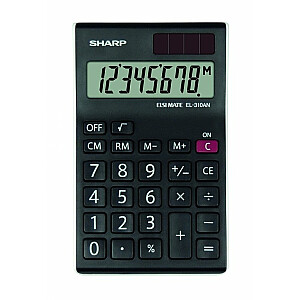 Galda kalkulators Sharp SH-EL310ANWH, balts
