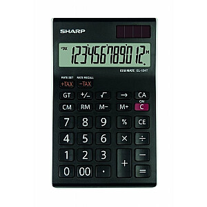 Калькулятор настольный Sharp SH-EL124TWH, белый