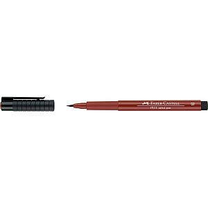 Flomasters ar otas uzgali Faber Castell Pitt Artist Pen, Indian red, sarkanbrūns 192