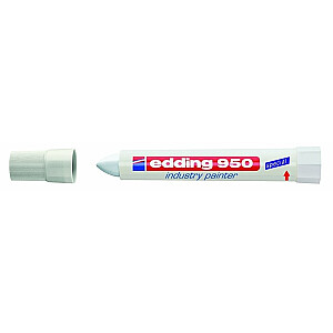 Мел промышленный маркер Edding 950, Ø10мм, белый
