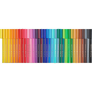 Flomāsteri Faber-Castell Dārgumu lāde, saspraužamie, metāla kastītē, 33 krāsas
