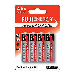 Батарея FUJI High Energy Alkaline, AA, LR6, 1,5 В, 4 ГБ/iep