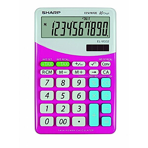 Калькулятор настольный Sharp SH-ELM332BPK, розовый