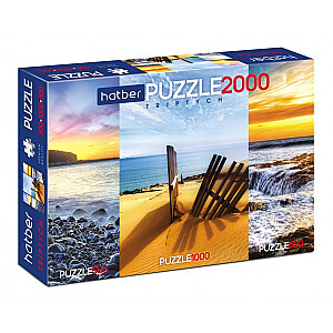 Puzle HATBER-HD Premium, 500+1000+500gab, А2, 910x450mm, jūras krasts