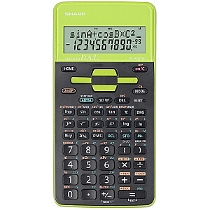 Zinātniskais kalkulators Sharp EL-531THGR, zaļš