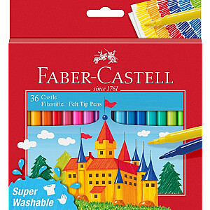 Flomasteri Faber-Castell, 36gab/iep