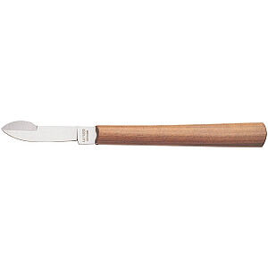 Канцелярский нож Faber-Castell, деревянная ручка.
