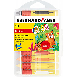 Vaska krītiņi  EberhardFaber Colori 10 krāsas