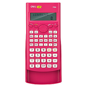 Zinātniskais kalkulators Deli 240F, divrindu displejs, 10+2 cipari, gaiši zils