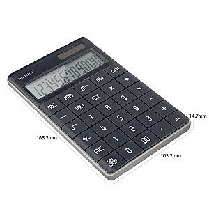 Galda kalkulators Deli NS041, melns