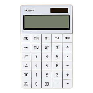 Kalkulators Deli NS041, balts