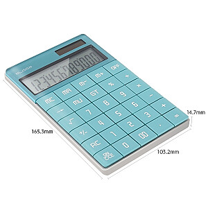 Калькулятор настольный Delhi NS041, синий