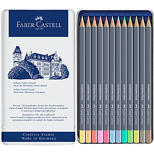 Карандаши акварельные Faber-Castell Goldfaber Aqua Creative Studio 12 пастельных тонов