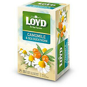 Чай травяной Loyd с ромашкой и облепихой, 20х2г