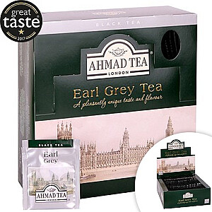Чай черный Ahmad Alu Earl Grey, 100шт х 2г