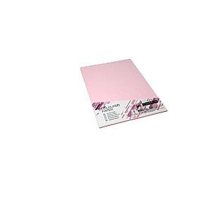 Картон цветной College А4, 160г/м², 20 листов, розовый фламинго OPI74