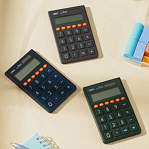 Калькулятор карманный Delhi M130, 12 цифр, черный