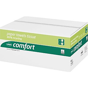 Салфетки бумажные Wepa Comfort V-образные 277190, 2 слоя, белые, 20 шт.