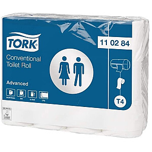 Туалетная бумага Tork 110284 Advanced T4, белая, 2 слоя, 35м 248 листов, 24 рулона