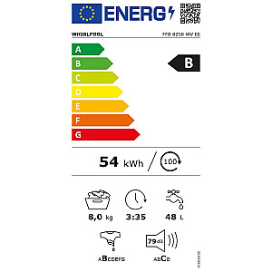 Veļas mašīna WHIRLPOOL  FFB 8258 WV EE