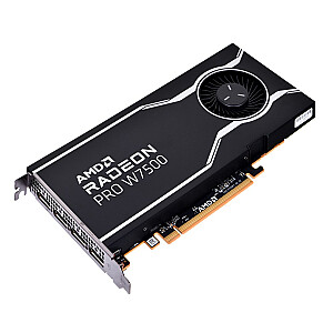 Videokarte AMD Radeon Pro W7500 8 GB GDDR6, 4x DisplayPort 2.1, 70 W, PCI Gen4 x8