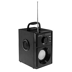 Media-Tech BOOMBOX BT 15 W stereo portatīvais skaļrunis, melns