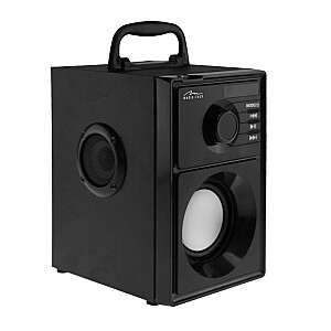 Media-Tech BOOMBOX BT 15 W stereo portatīvais skaļrunis, melns