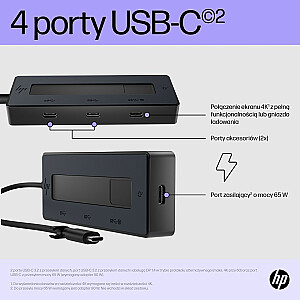 Многопортовый концентратор HP 4K USB-C