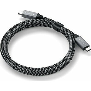 USB kabelis Satechi KABEL SATECHI USB4 USB-C/USB-C 100W 80CM (SPACE GREY)