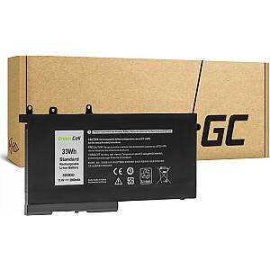 Аккумулятор Bateria Green Cell GREENELL для Dell 3DDDG-3S1P, 2900 мАч, 11,4 В