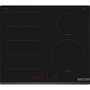 Варочная панель Bosch Serie 6 PIX631HC1E Черный Встраиваемая индукционная плита с зоной 60 см 4 зоны(ы)