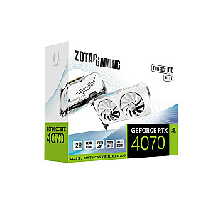 Zotac GAMING GeForce RTX 4070 Twin Edge OC White Edition NVIDIA 12 ГБ GDDR6X