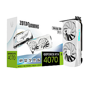 Zotac GAMING GeForce RTX 4070 Twin Edge OC White Edition NVIDIA 12 ГБ GDDR6X